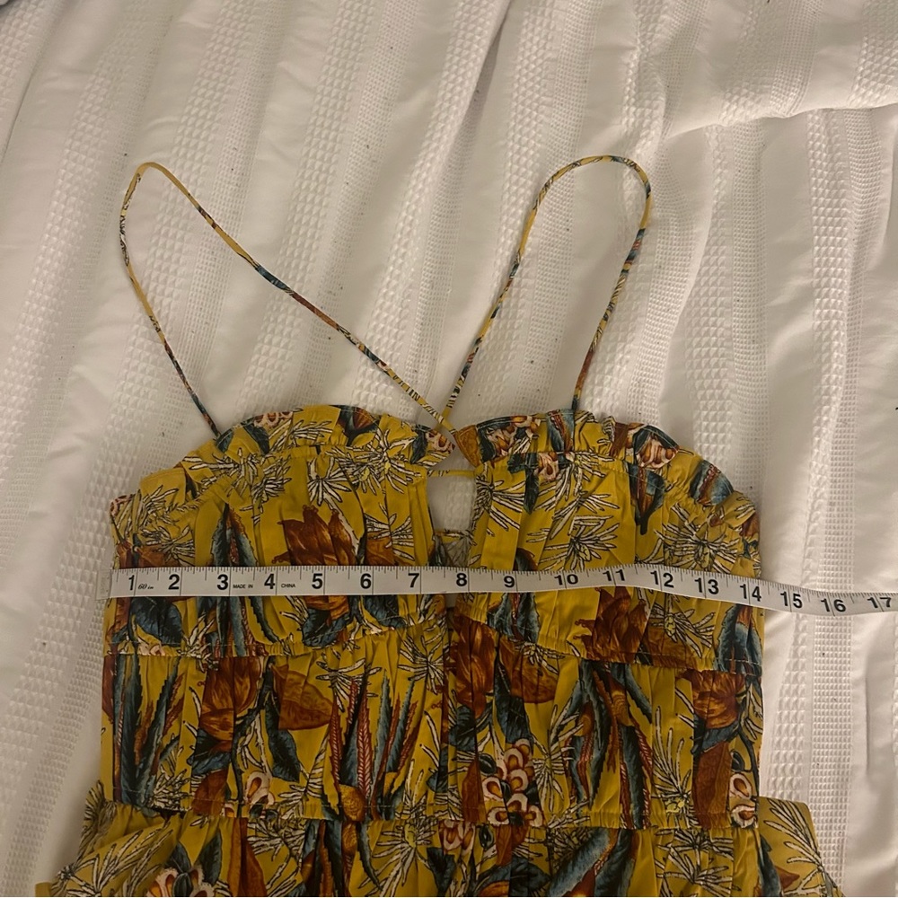 Ulla Johnson Josefine Yellow Floral Maxi Dress - Picture 10 of 15